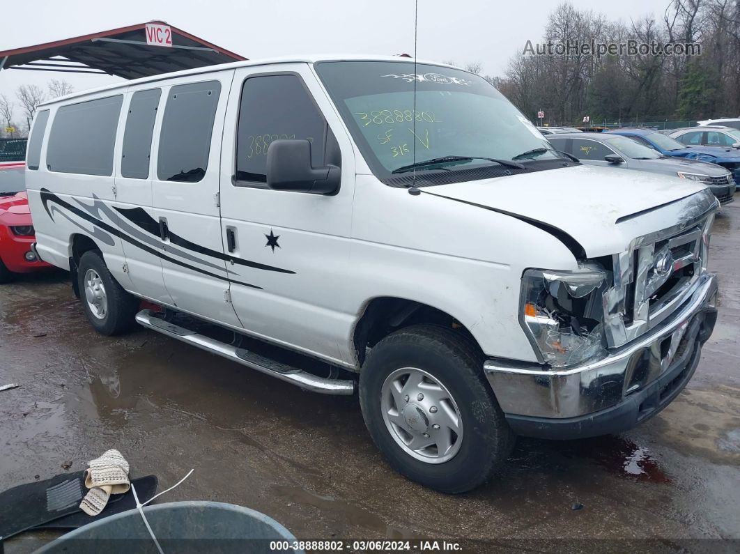 2013 Ford E-350 Super Duty Xlt White vin: 1FBSS3BL3DDA76536