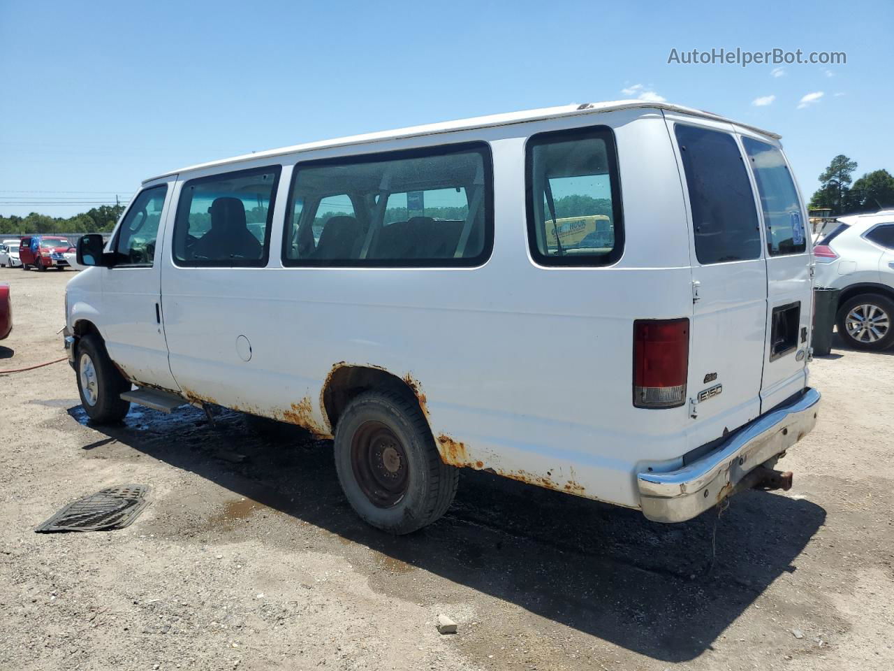 2010 Ford Econoline E350 Super Duty Wagon White vin: 1FBSS3BL4ADA23565