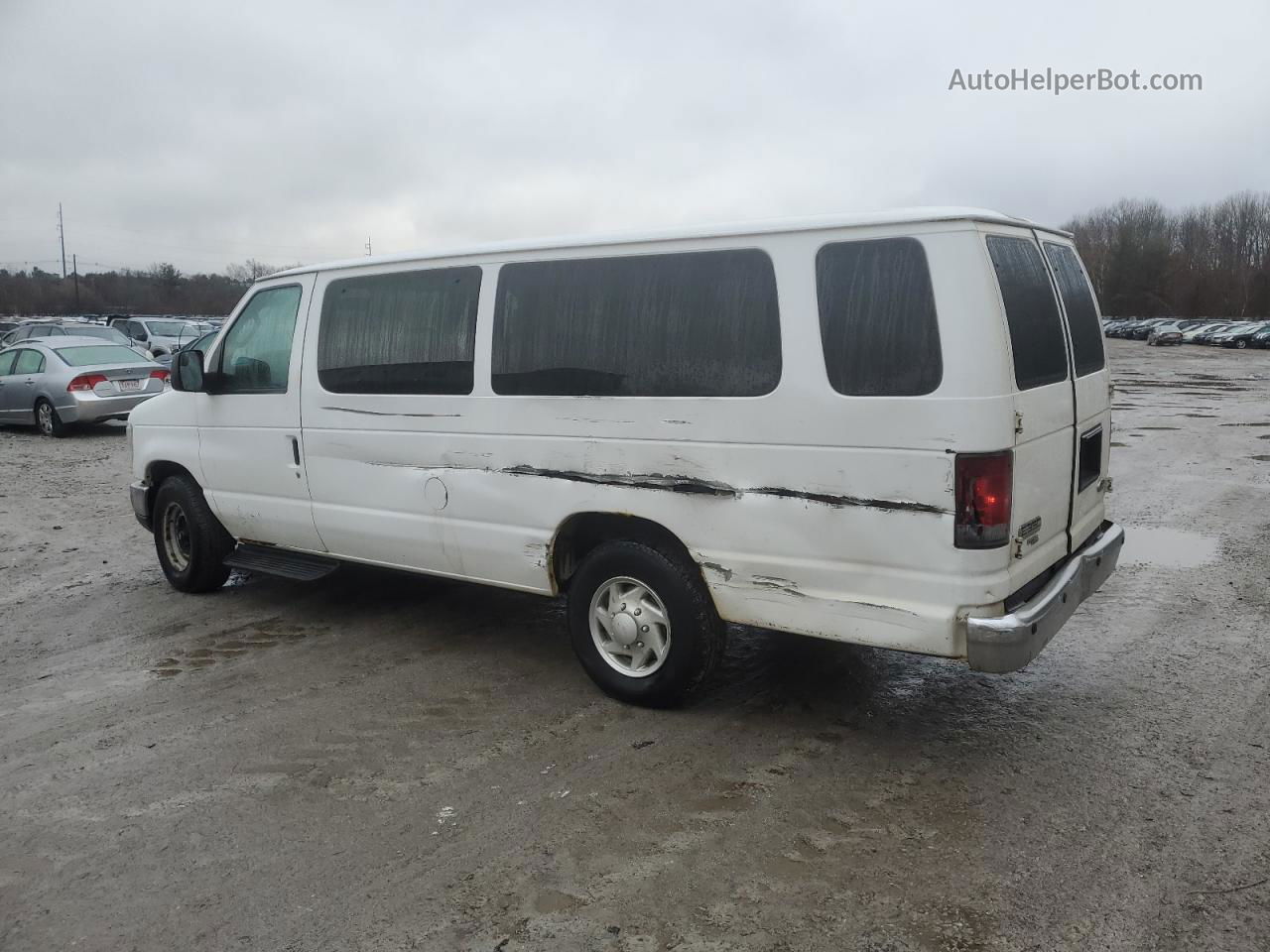 2013 Ford Econoline E350 Super Duty Wagon White vin: 1FBSS3BL4DDA94382