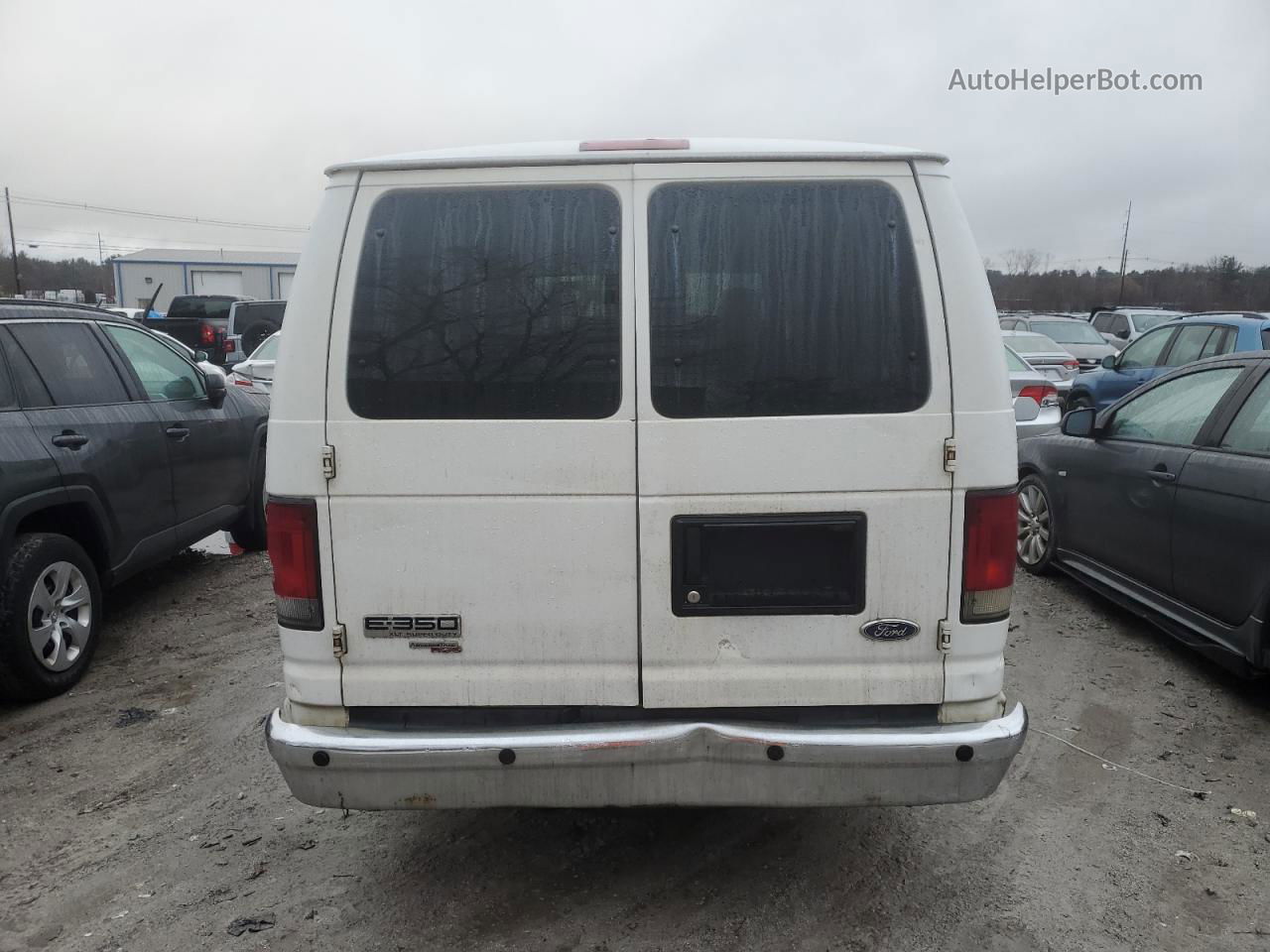 2013 Ford Econoline E350 Super Duty Wagon White vin: 1FBSS3BL4DDA94382