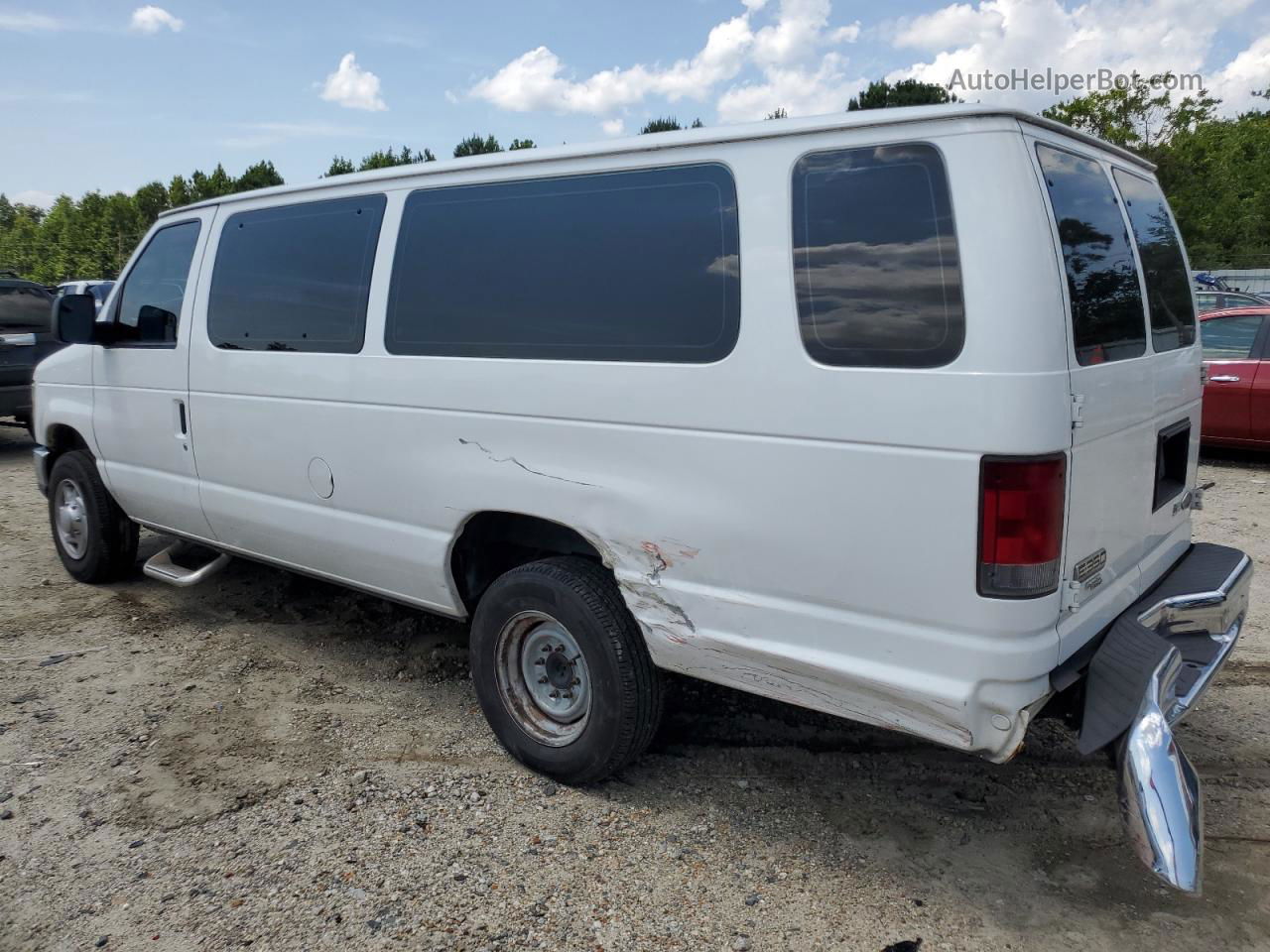 2013 Ford Econoline E350 Super Duty Wagon White vin: 1FBSS3BL5DDA64548