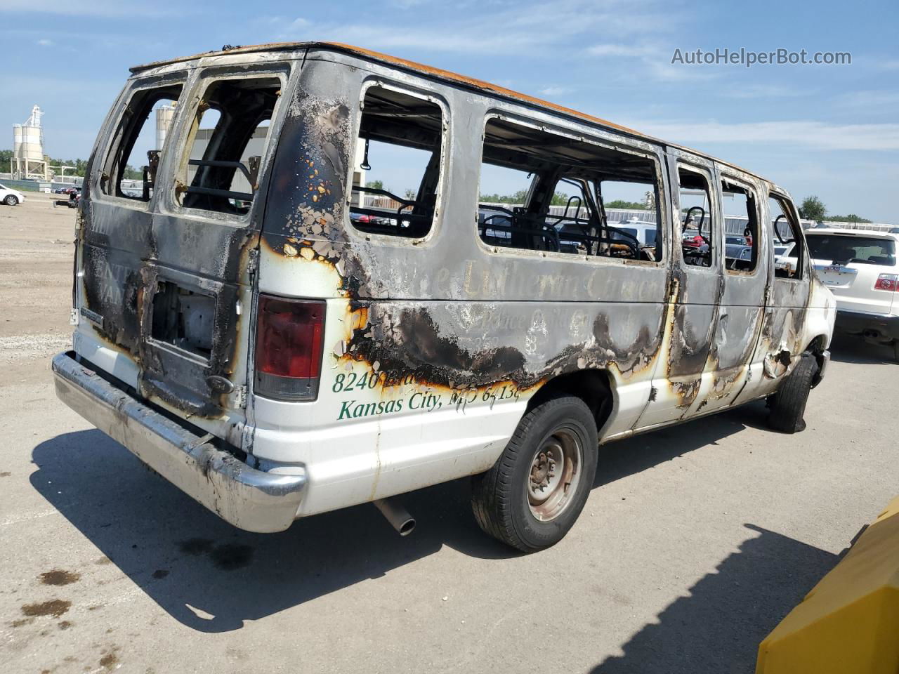 2012 Ford Econoline E350 Super Duty Wagon Burn vin: 1FBSS3BL7CDA01174