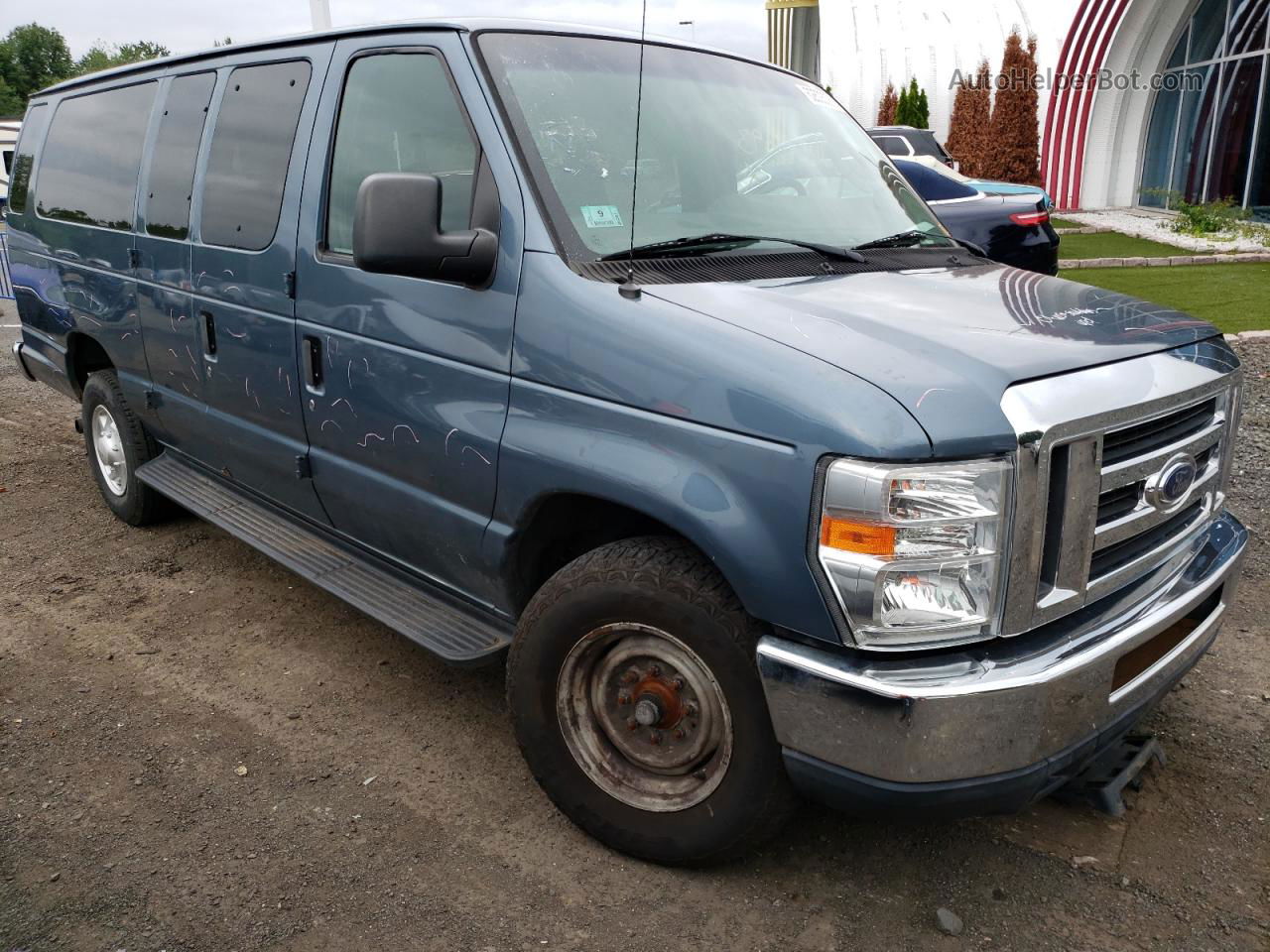 2013 Ford Econoline E350 Super Duty Wagon Teal vin: 1FBSS3BL8DDA83174