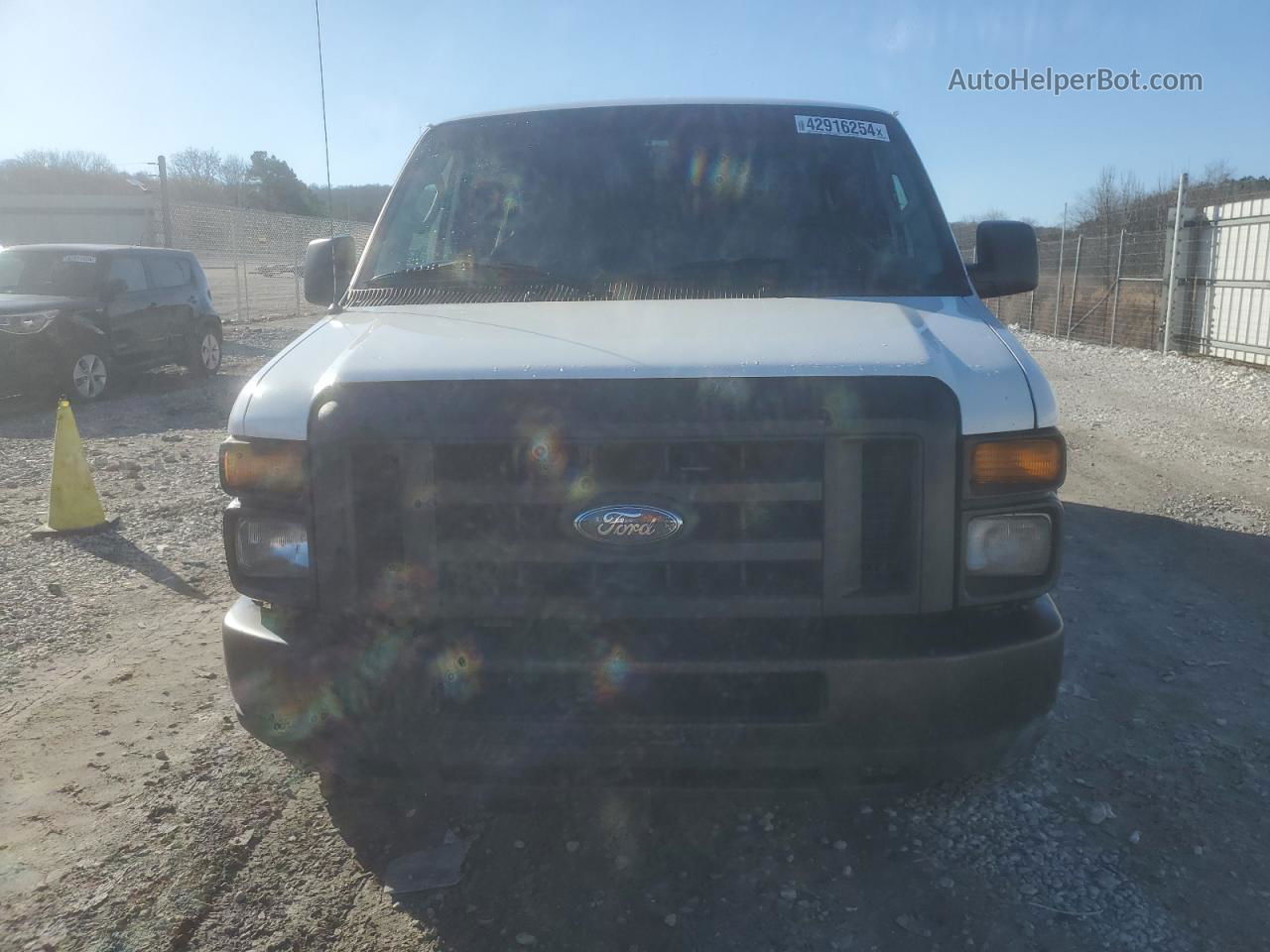 2013 Ford Econoline E350 Super Duty Wagon White vin: 1FBSS3BLXDDA48880