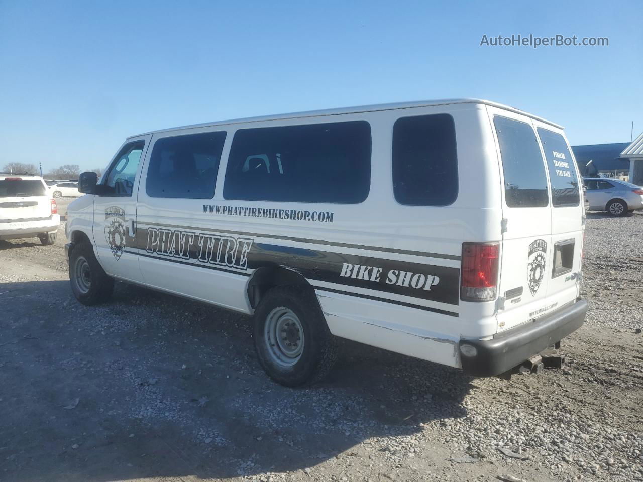 2013 Ford Econoline E350 Super Duty Wagon White vin: 1FBSS3BLXDDA48880