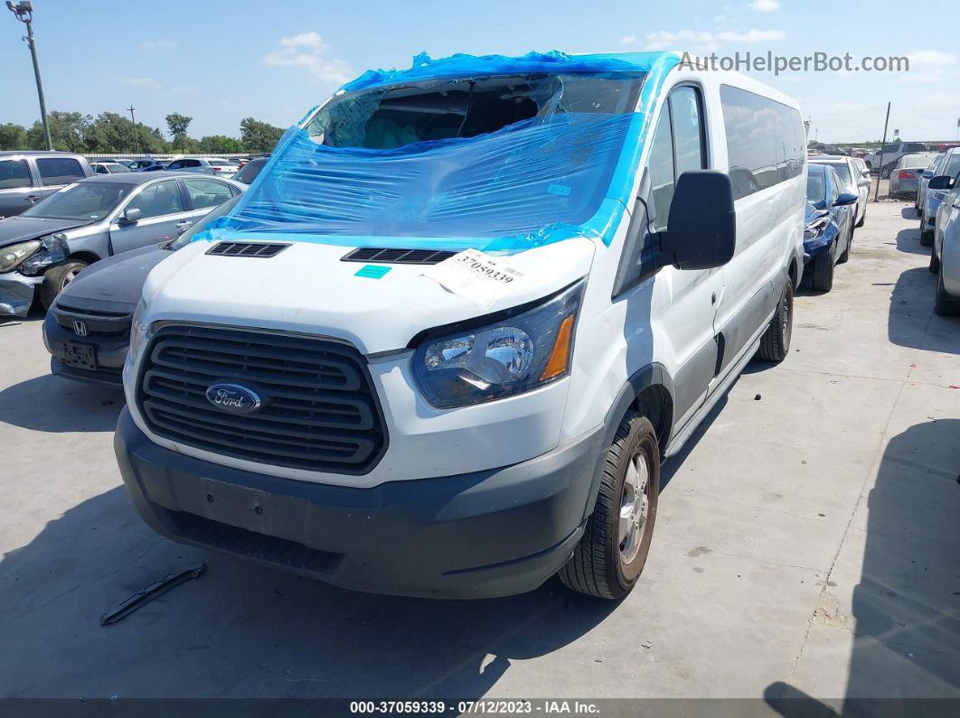 2018 Ford Transit Passenger Wagon Xl/xlt White vin: 1FBZX2YM6JKA74782