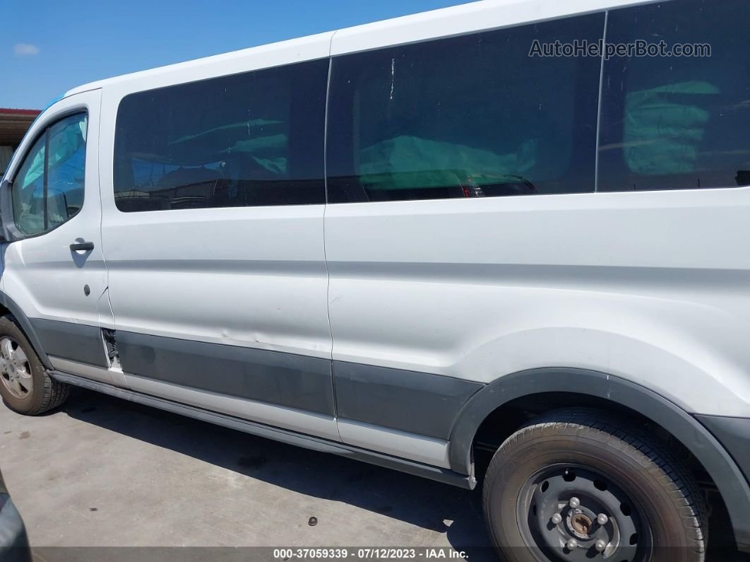 2018 Ford Transit Passenger Wagon Xl/xlt White vin: 1FBZX2YM6JKA74782