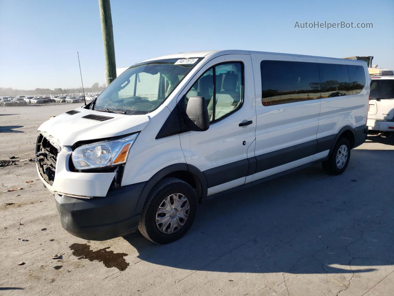 2018 Ford Transit T-350 White vin: 1FBZX2ZM0JKA20148