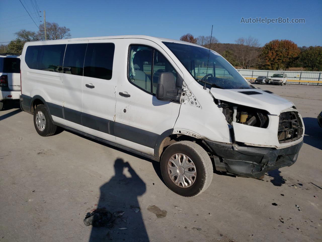 2018 Ford Transit T-350 White vin: 1FBZX2ZM0JKA20148