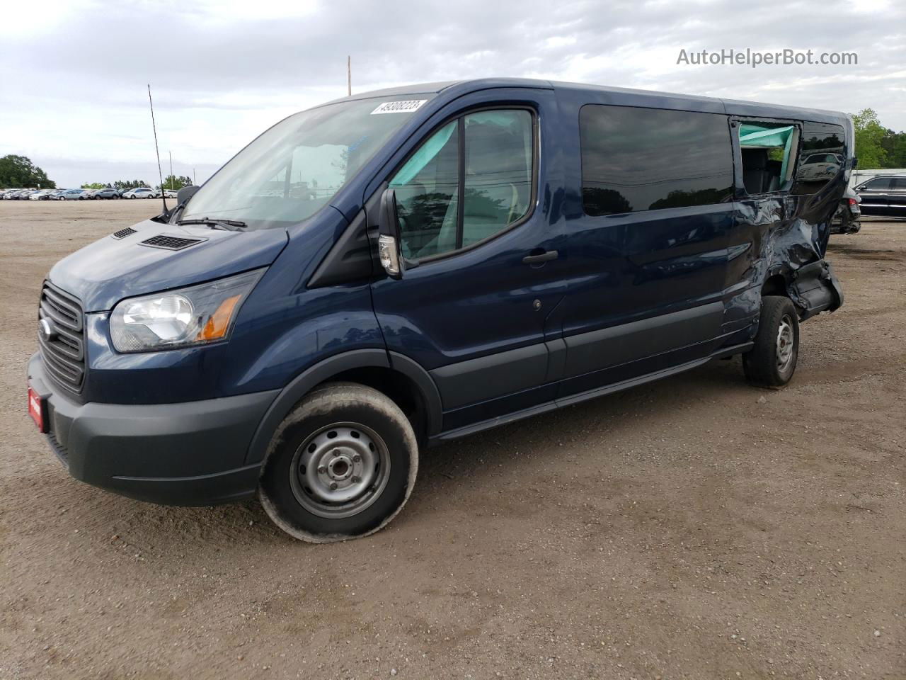 2018 Ford Transit T-350 Синий vin: 1FBZX2ZM1JKA14018