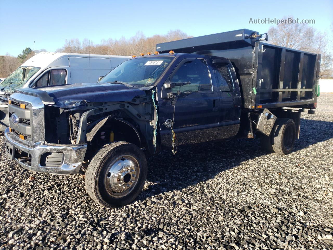 2015 Ford F550 Super Duty Blue vin: 1FD0X5HT5FEA37432