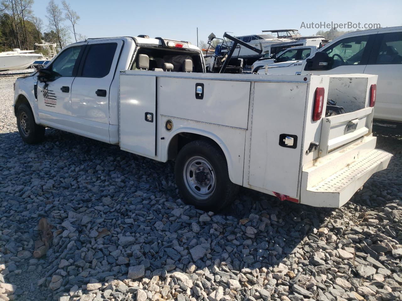 2020 Ford F250 Super Duty White vin: 1FD7W2A67LEE10101