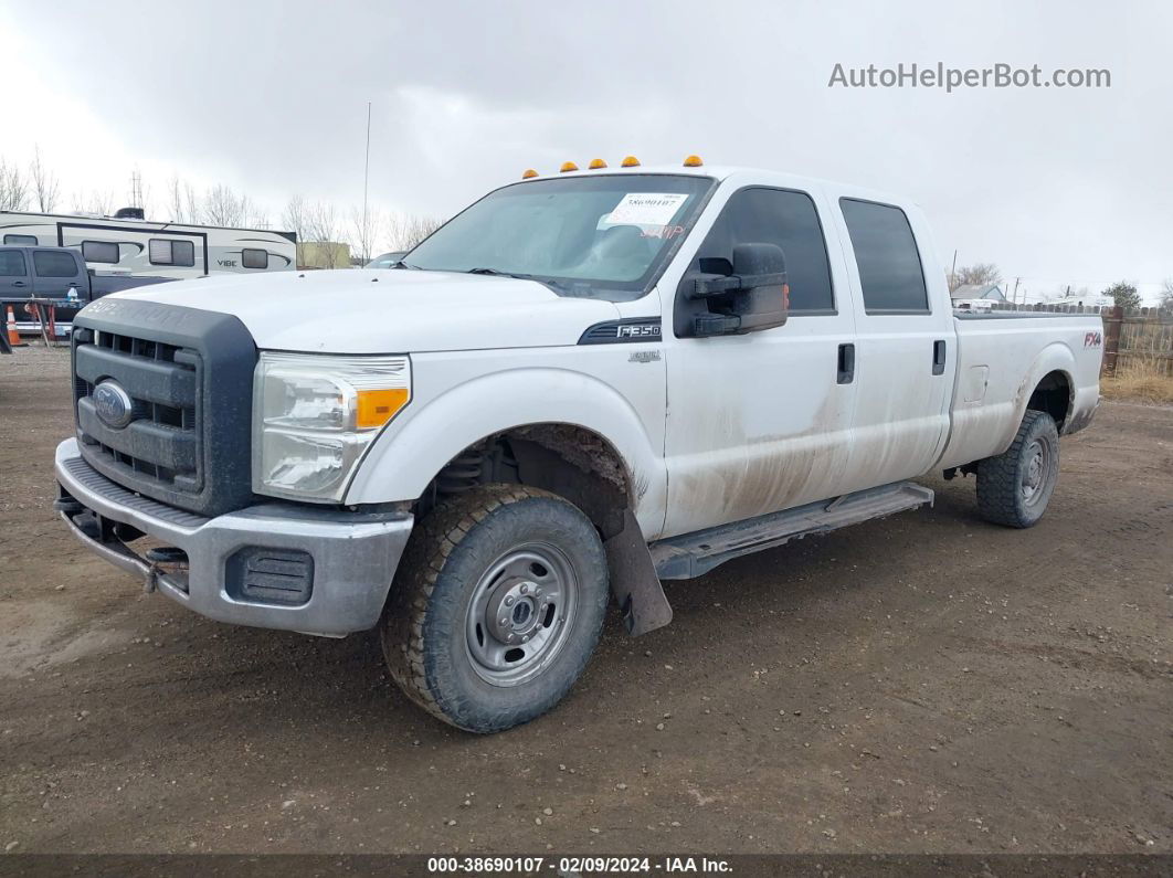 2014 Ford F-350 Xl White vin: 1FD7W3B64EEA36506