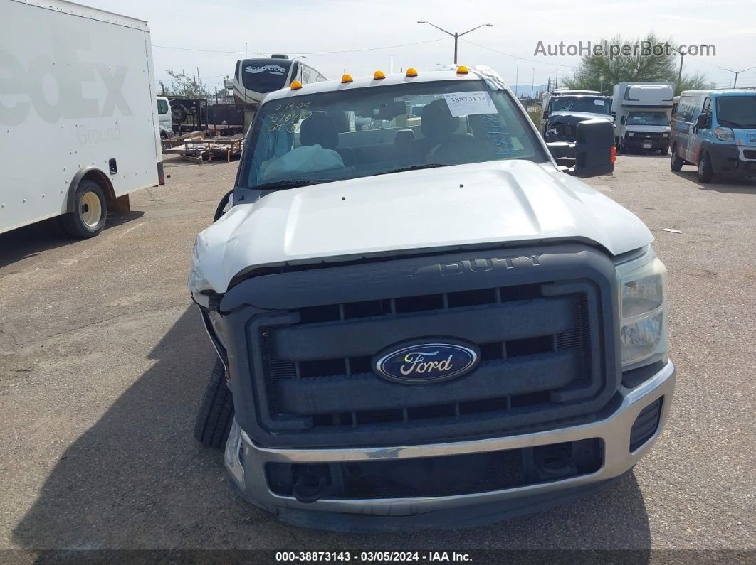 2014 Ford F-350 Chassis Xl White vin: 1FD7X3ET4EEA87180
