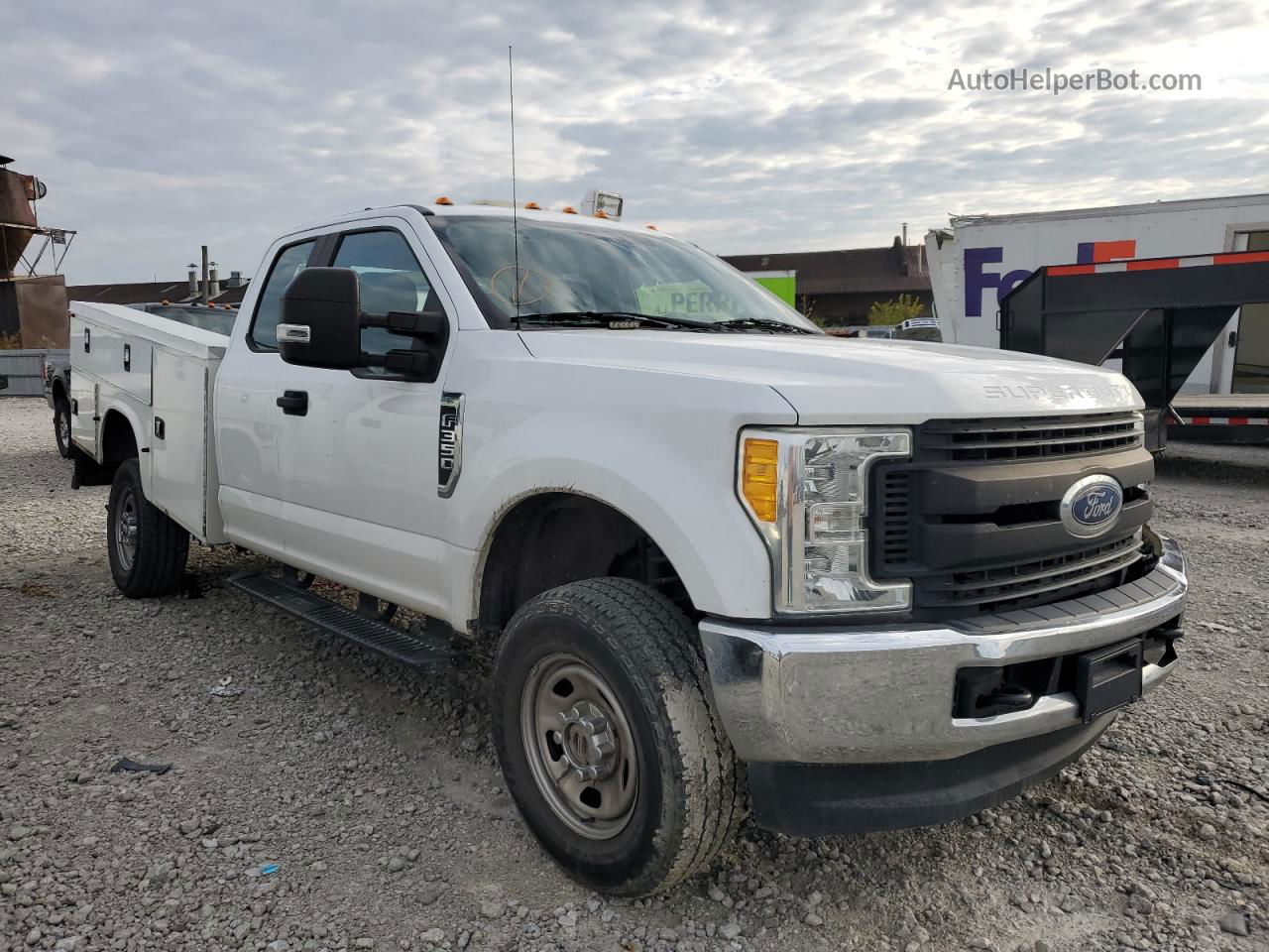 2017 Ford F350 Super Duty White vin: 1FD7X3F61HEB78873