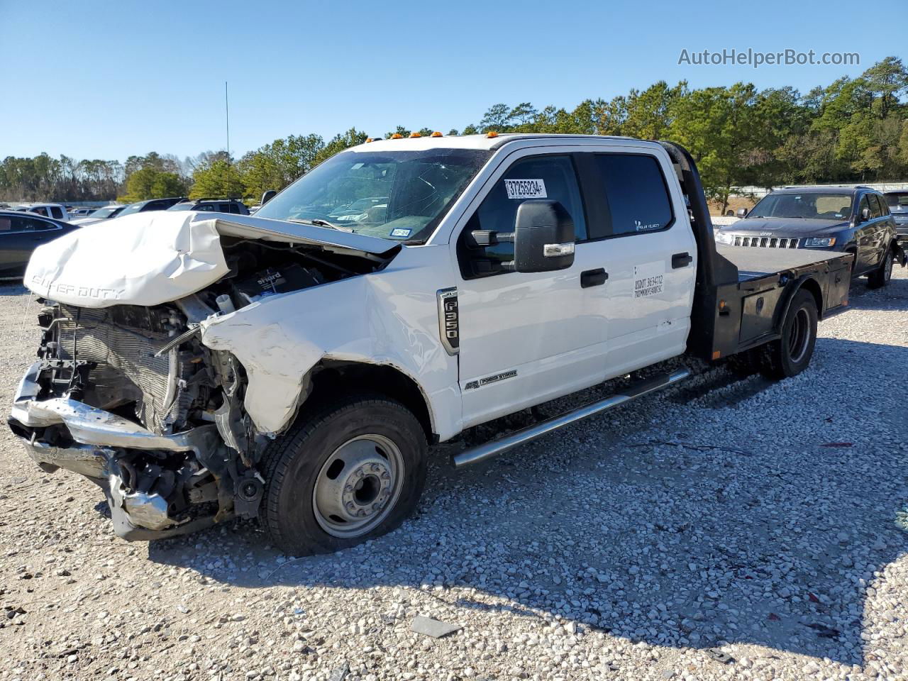 2019 Ford F350 Super Duty White vin: 1FD8W3GT3KEC96751