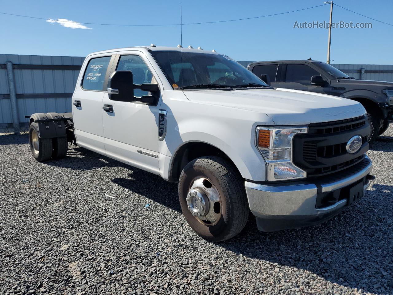 2020 Ford F350 Super Duty White vin: 1FD8W3GT3LED52639