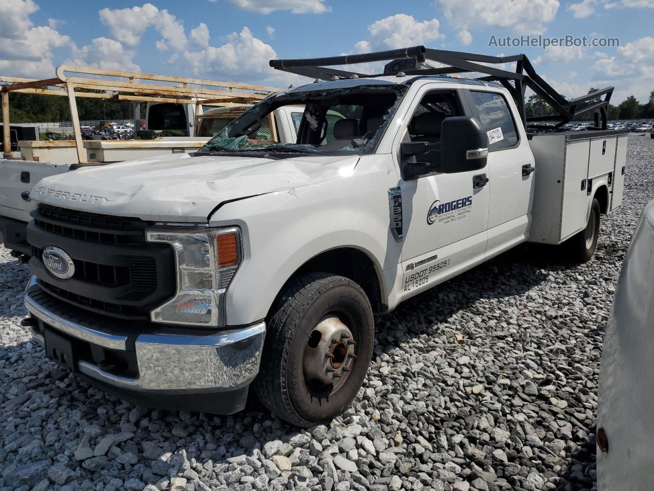 2020 Ford F350 Super Duty White vin: 1FD8W3GT4LEE11844