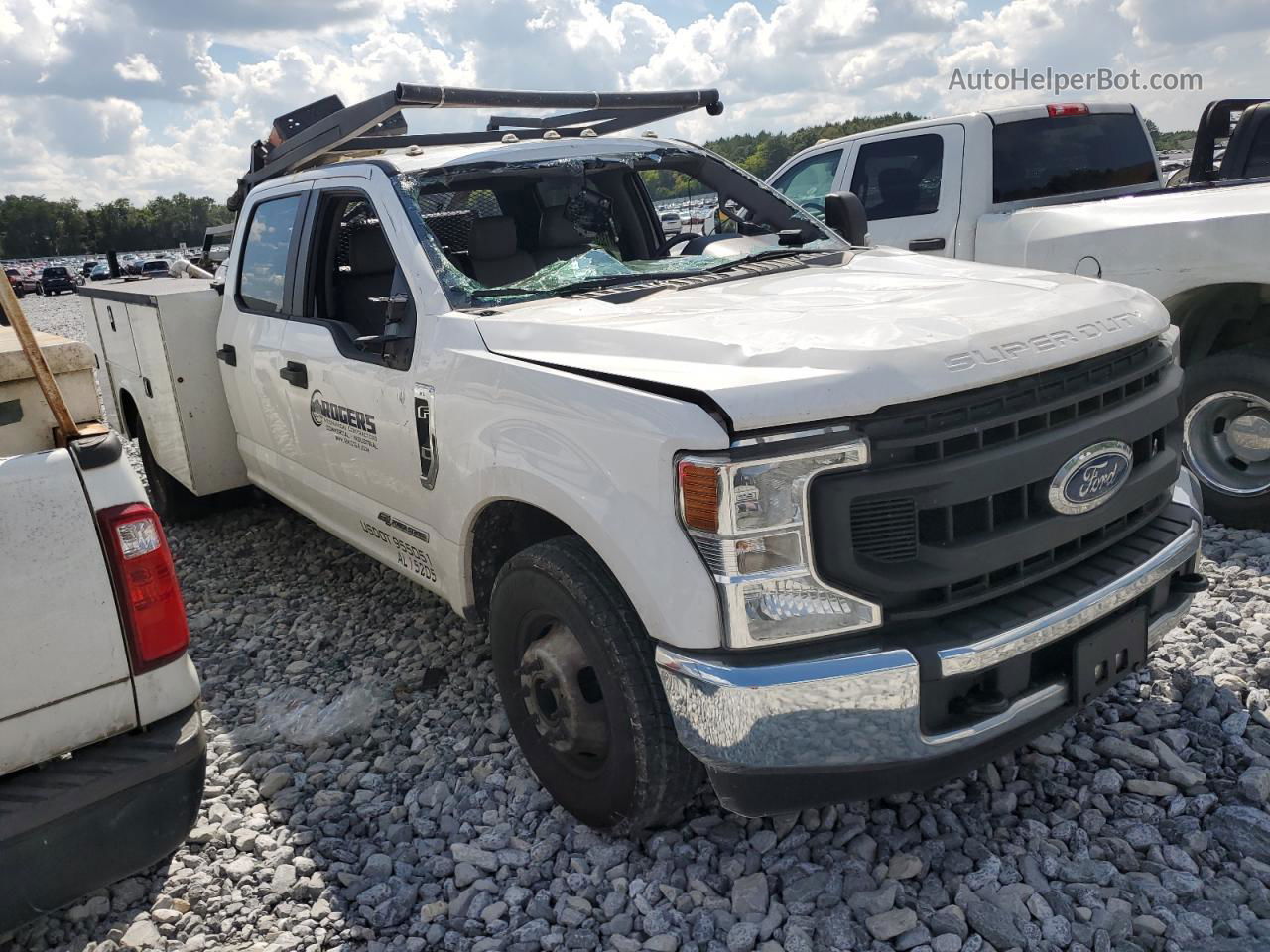 2020 Ford F350 Super Duty White vin: 1FD8W3GT4LEE11844