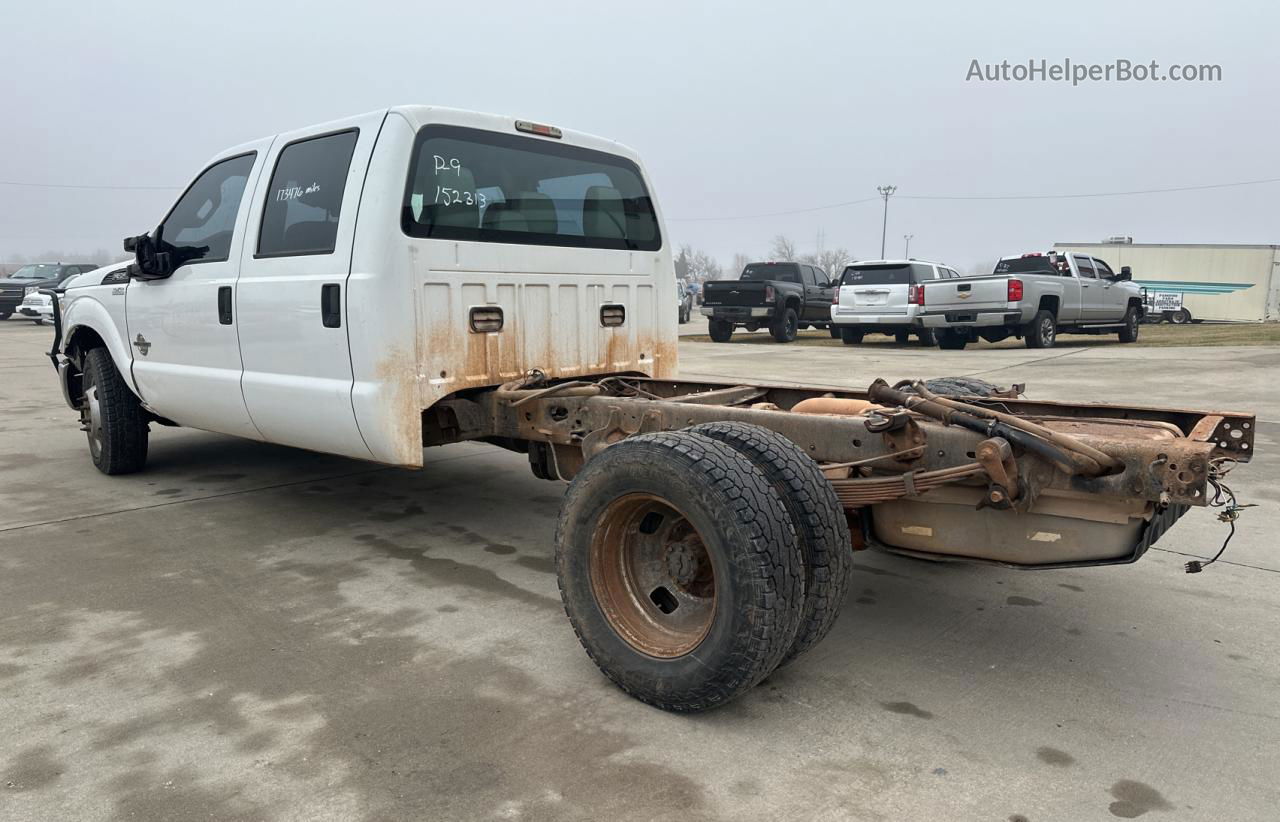 2014 Ford F350 Super Duty White vin: 1FD8W3GT6EEB62319