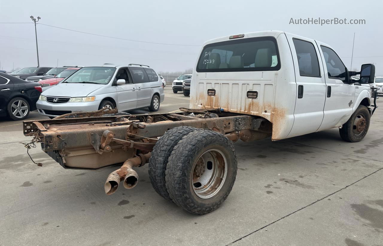 2014 Ford F350 Super Duty White vin: 1FD8W3GT6EEB62319