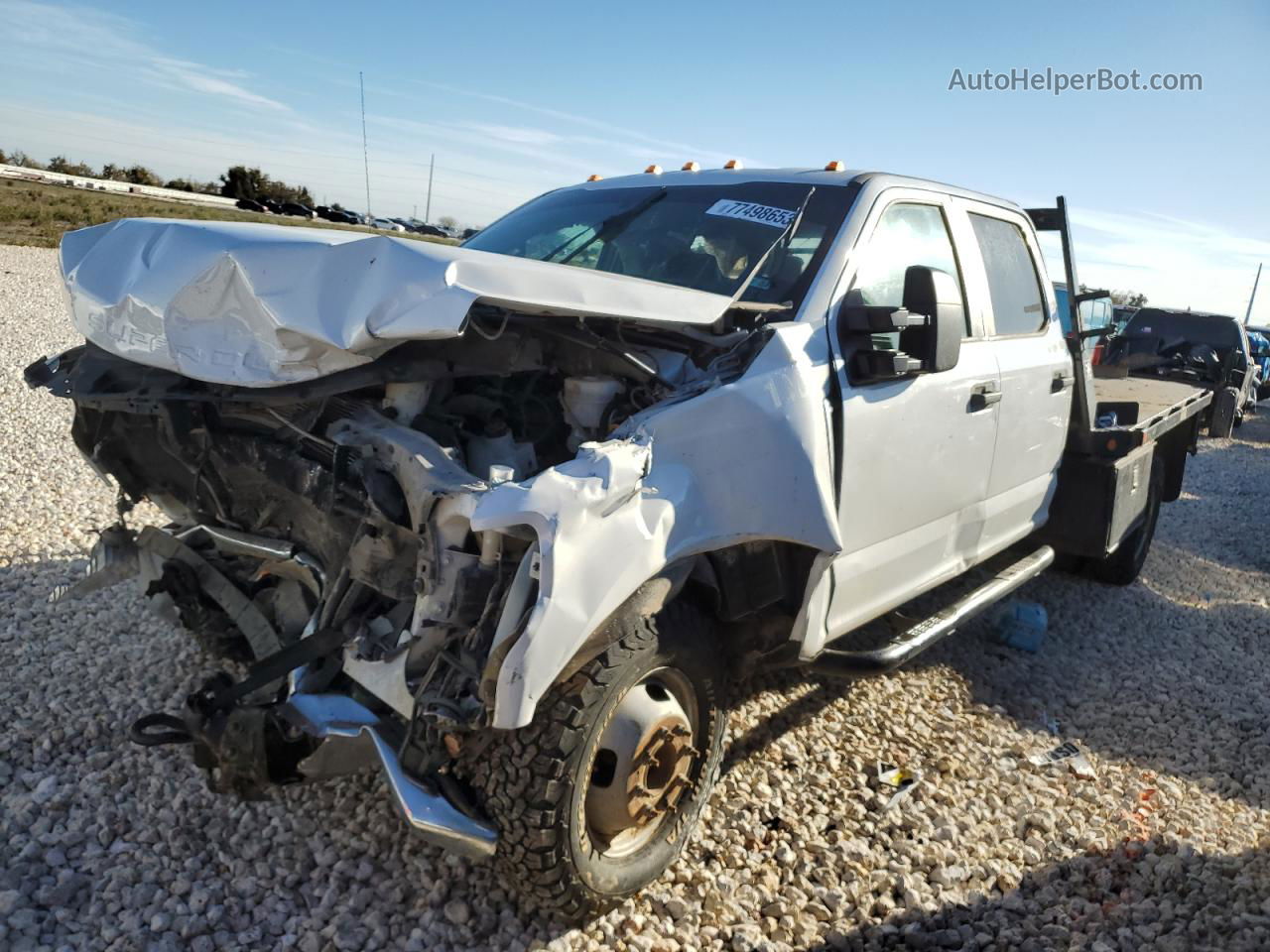 2019 Ford F350 Super Duty White vin: 1FD8W3H60KEE87293