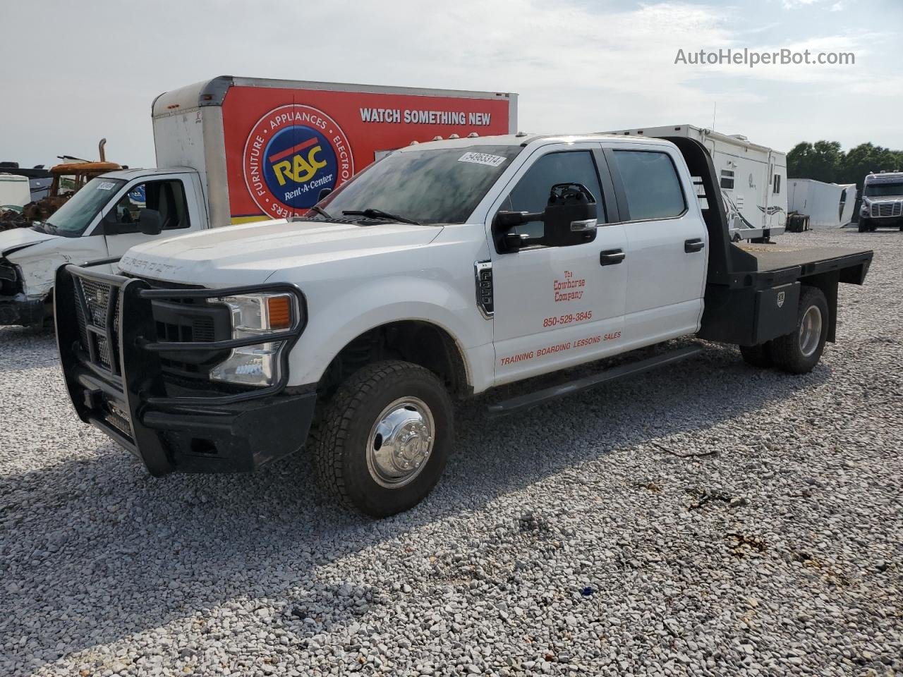 2020 Ford F350 Super Duty White vin: 1FD8W3H6XLED51318