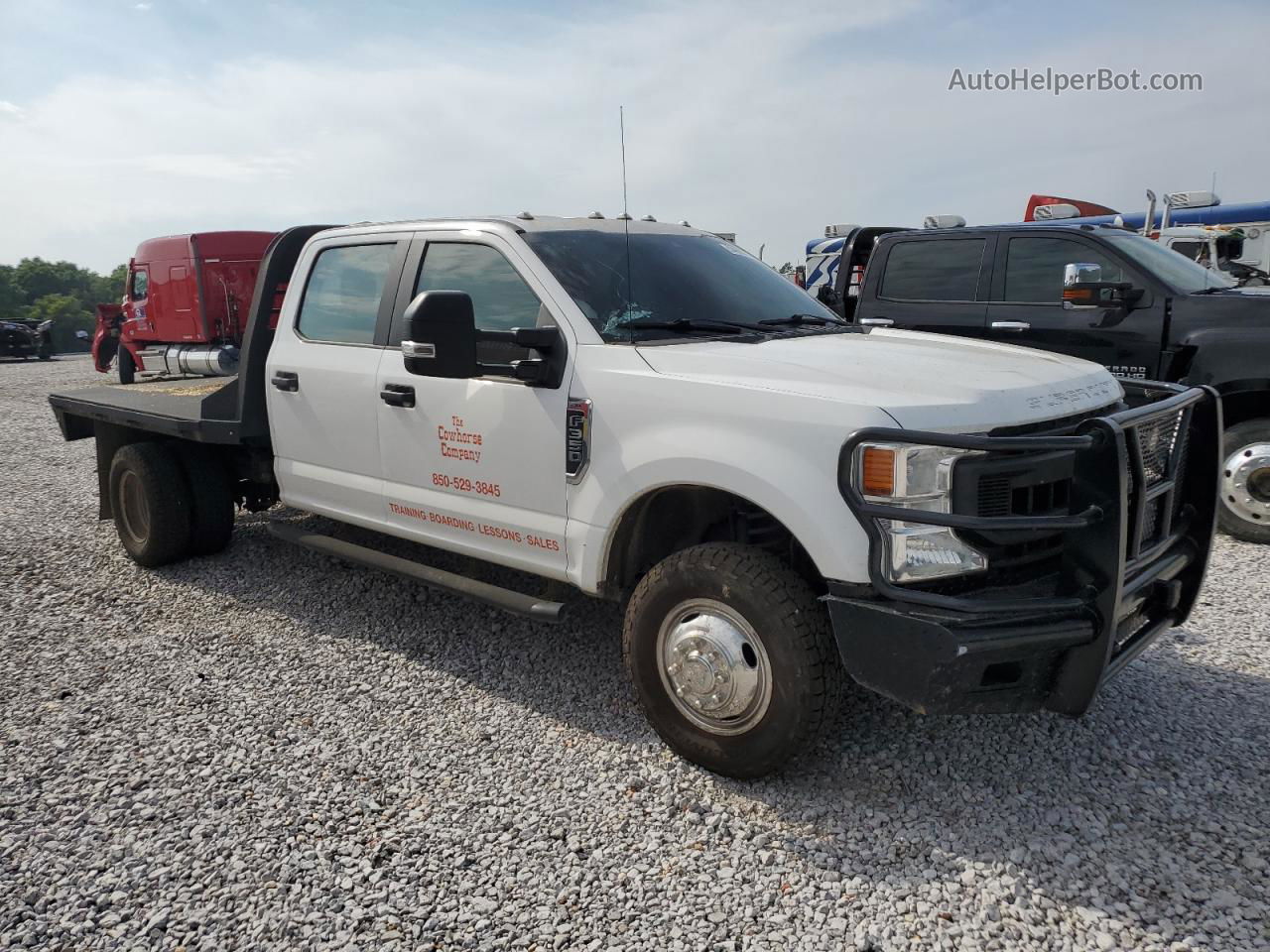 2020 Ford F350 Super Duty White vin: 1FD8W3H6XLED51318