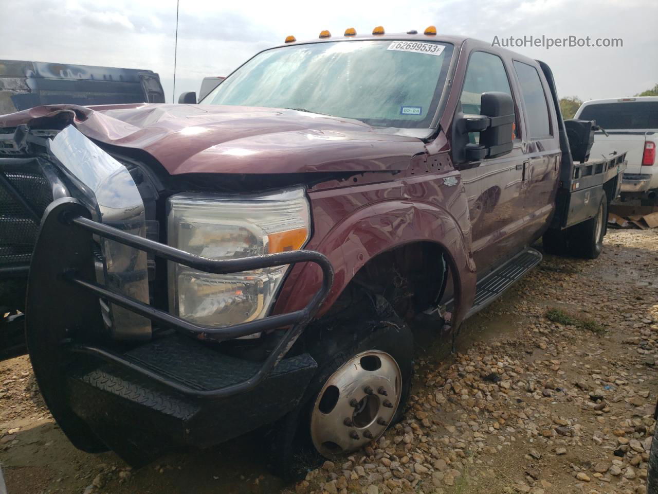 2016 Ford F350 Super Duty Burgundy vin: 1FD8W3HT4GEB13671