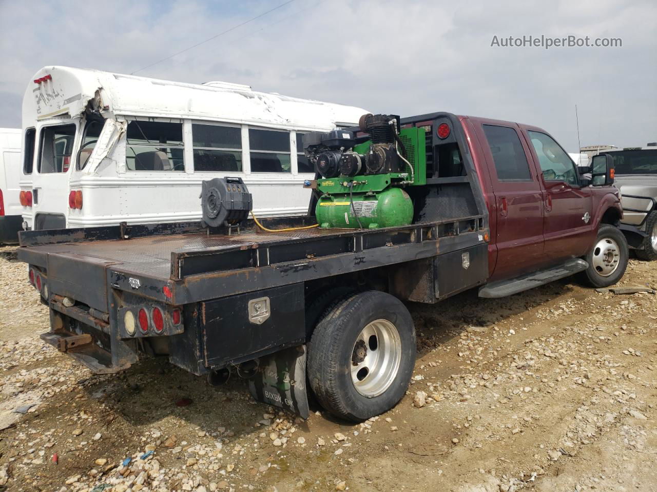 2016 Ford F350 Super Duty Burgundy vin: 1FD8W3HT4GEB13671