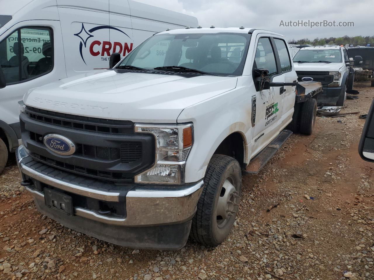 2020 Ford F350 Super Duty White vin: 1FD8W3HT4LEC54511