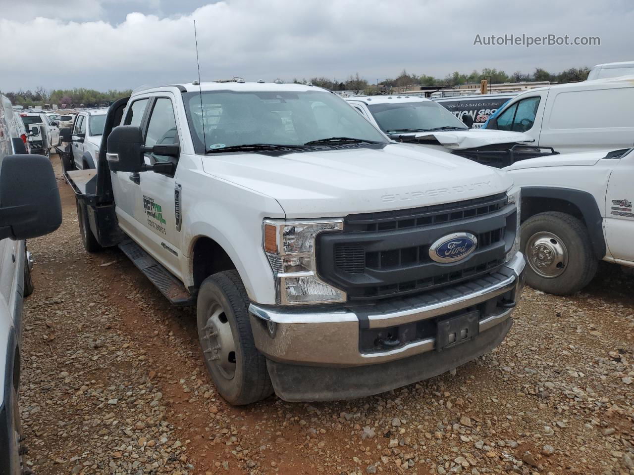 2020 Ford F350 Super Duty White vin: 1FD8W3HT4LEC54511