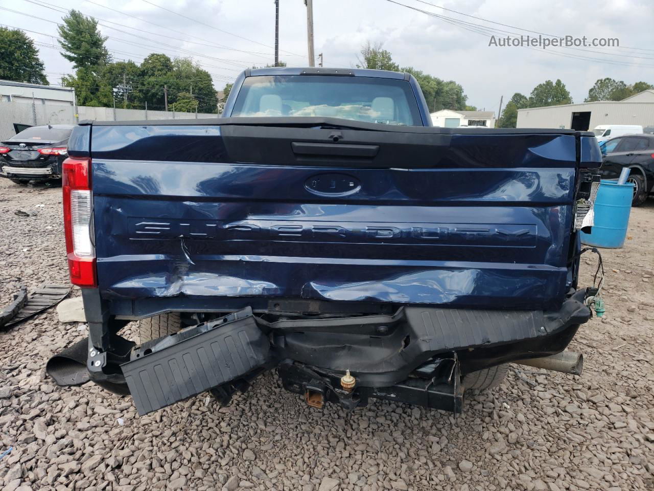 2019 Ford F350 Super Duty Blue vin: 1FD8X3A67KED55249