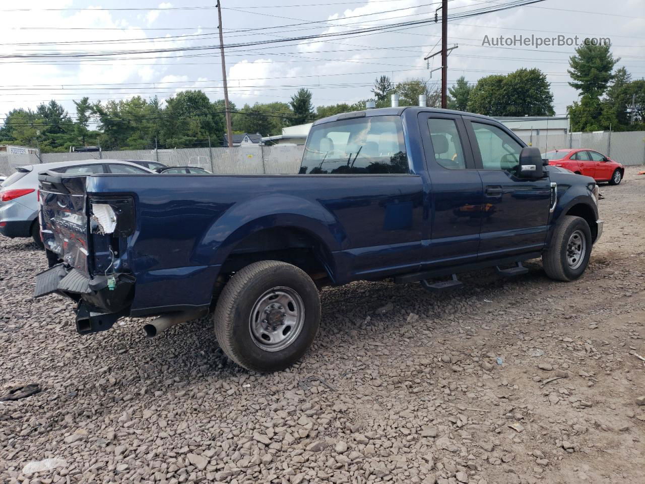 2019 Ford F350 Super Duty Blue vin: 1FD8X3A67KED55249