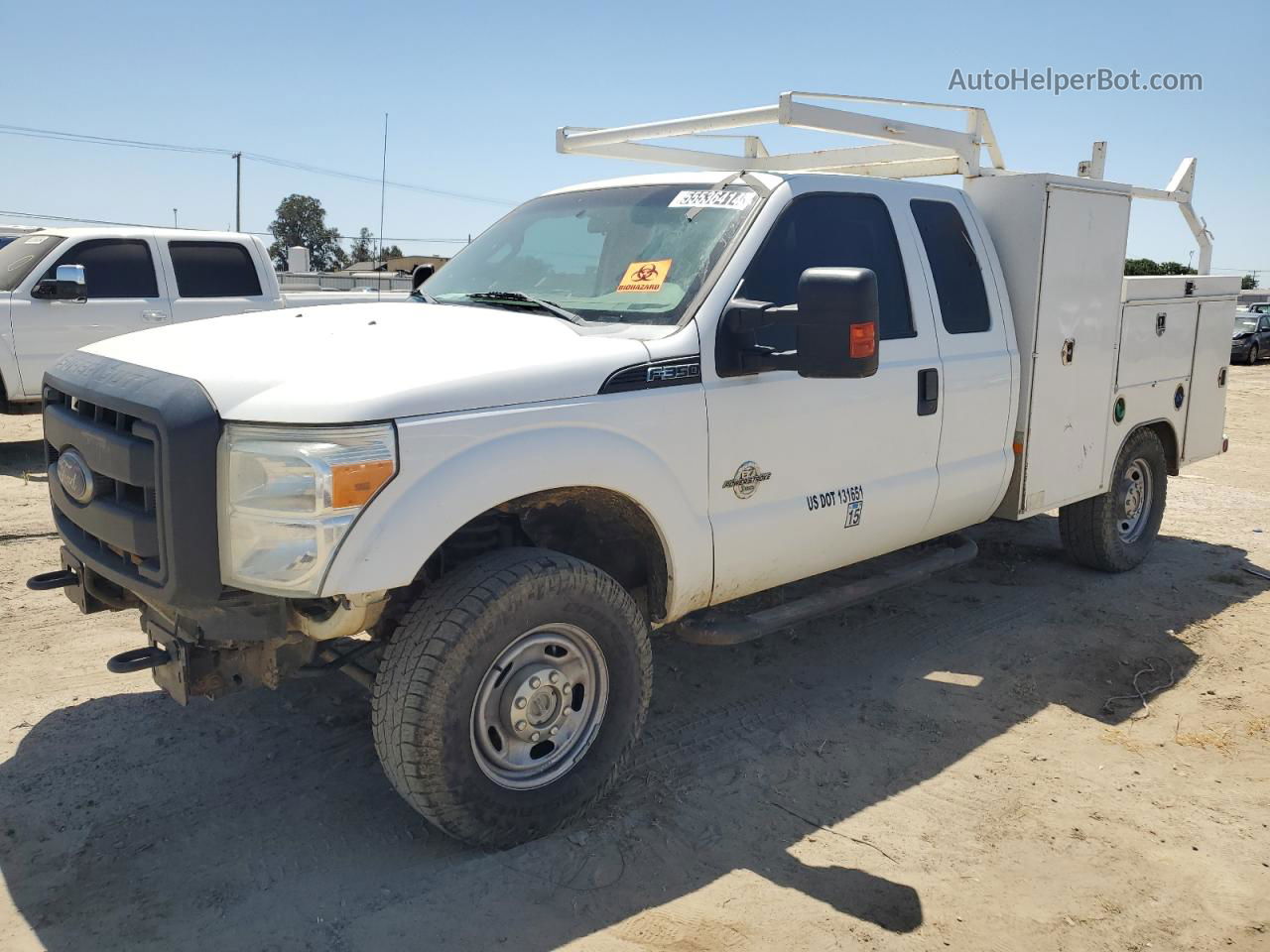 2014 Ford F350 Super Duty Белый vin: 1FD8X3BT7EEA04284