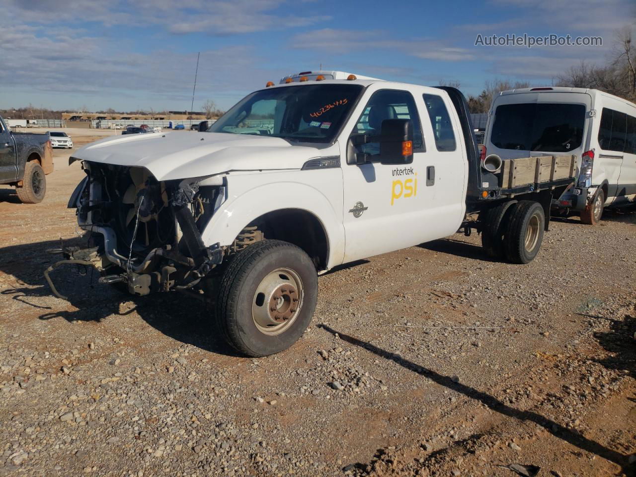 2014 Ford F350 Super Duty Белый vin: 1FD8X3HT7EEB20463