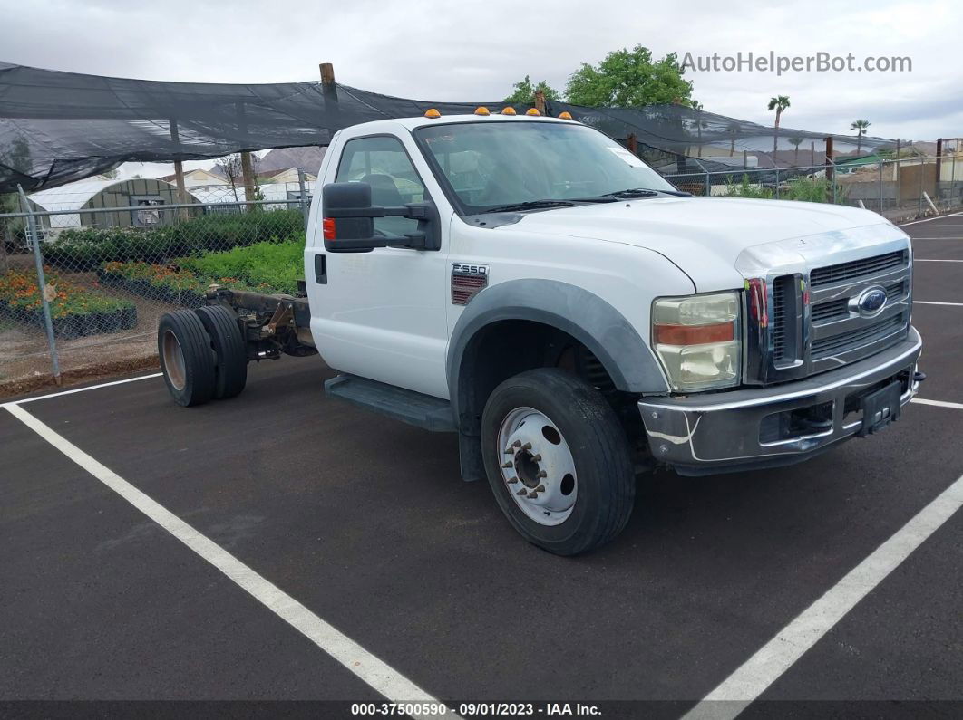 2008 Ford Super Duty F-550 Drw Xl/xlt White vin: 1FDAF56R28EC96803