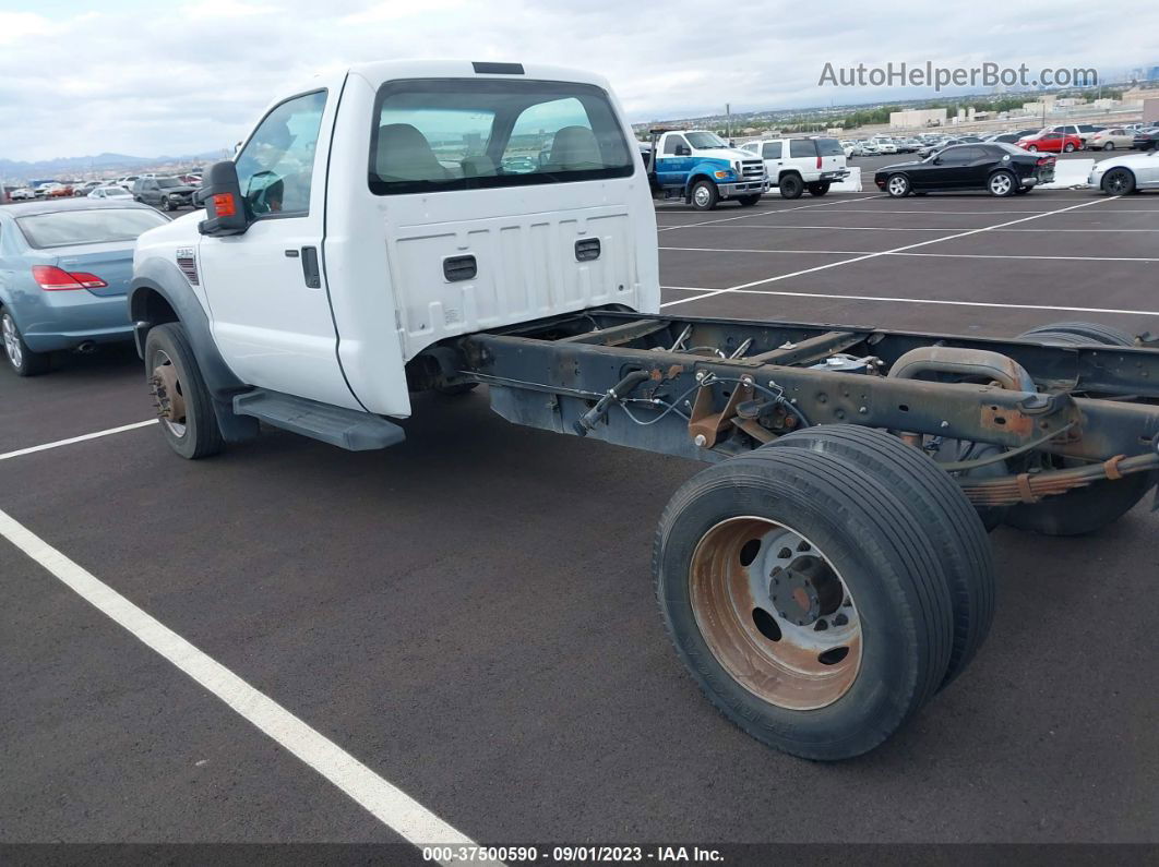 2008 Ford Super Duty F-550 Drw Xl/xlt White vin: 1FDAF56R28EC96803