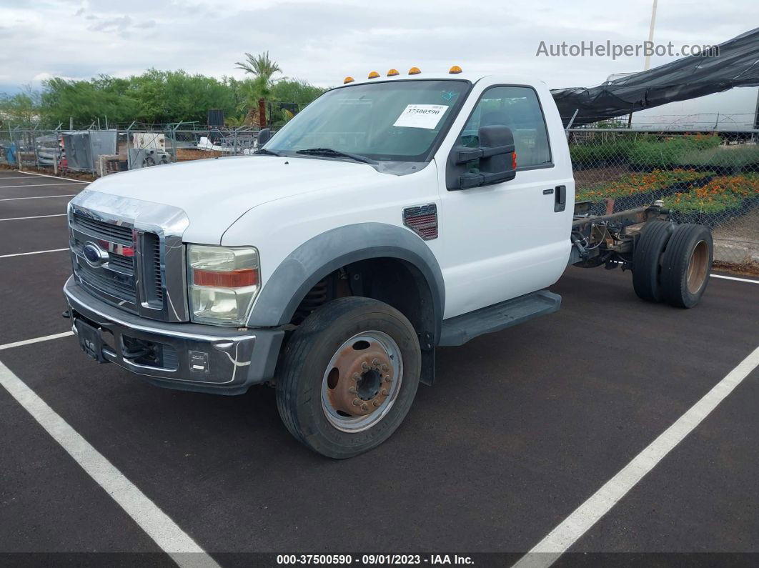 2008 Ford Super Duty F-550 Drw Xl/xlt White vin: 1FDAF56R28EC96803