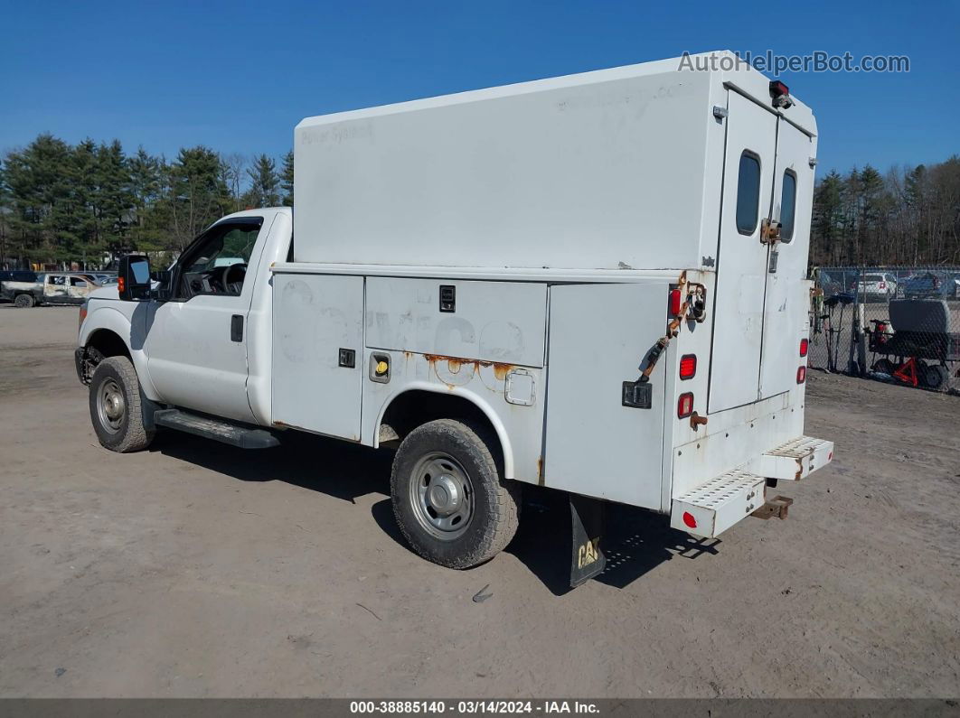 2014 Ford F-350 Chassis Xl White vin: 1FDBF3F67EEA55488