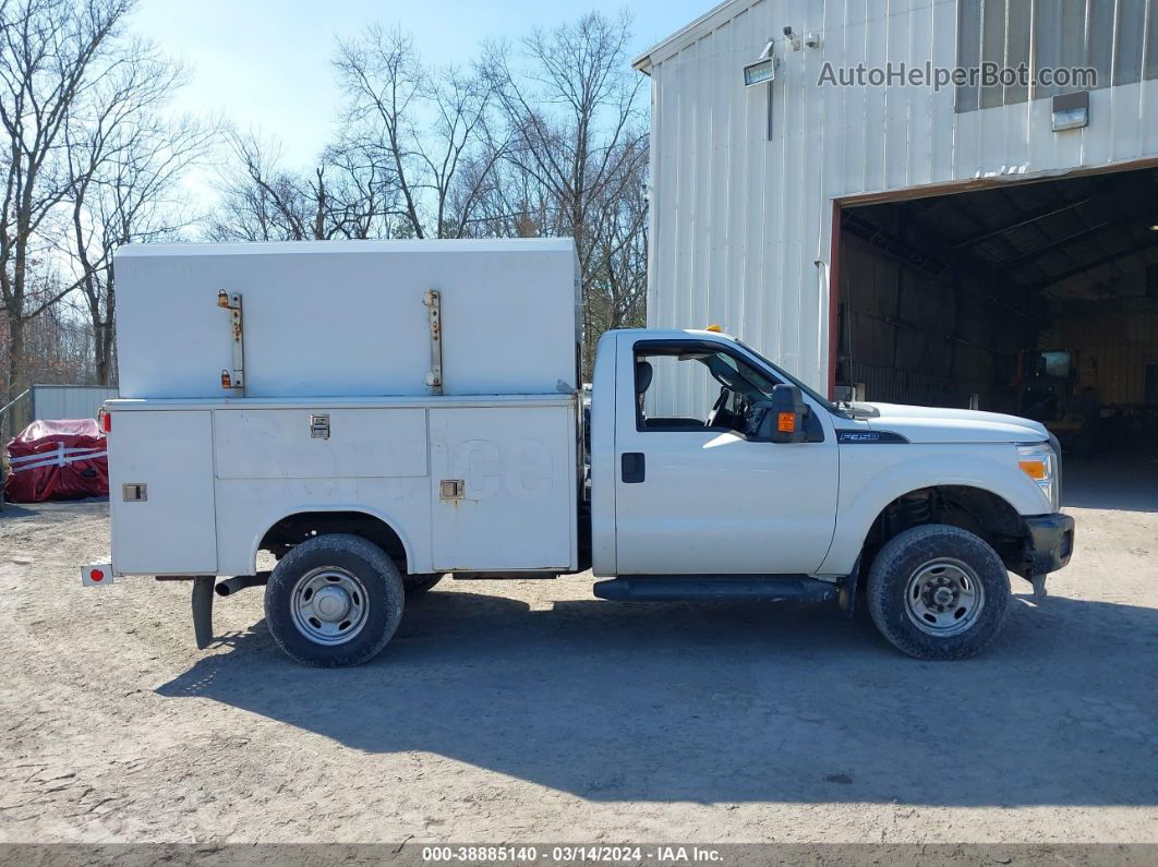 2014 Ford F-350 Chassis Xl White vin: 1FDBF3F67EEA55488