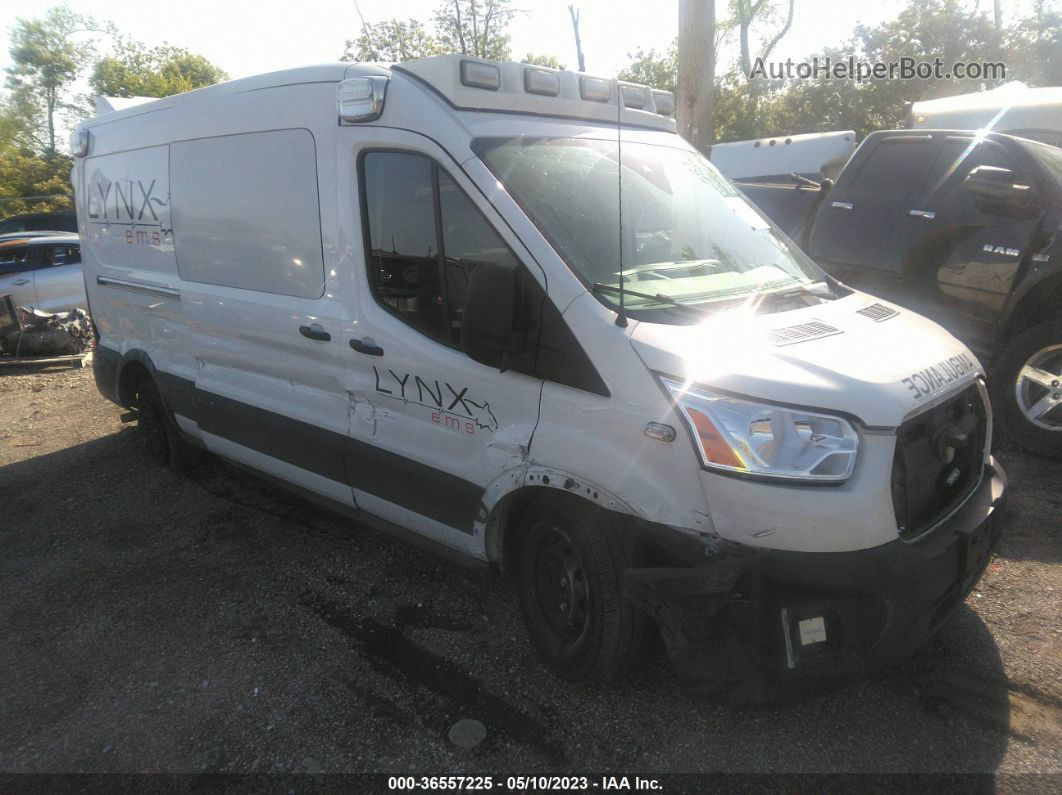 2020 Ford Transit-250 Cargo Van White vin: 1FDBR1CG3LKB80771