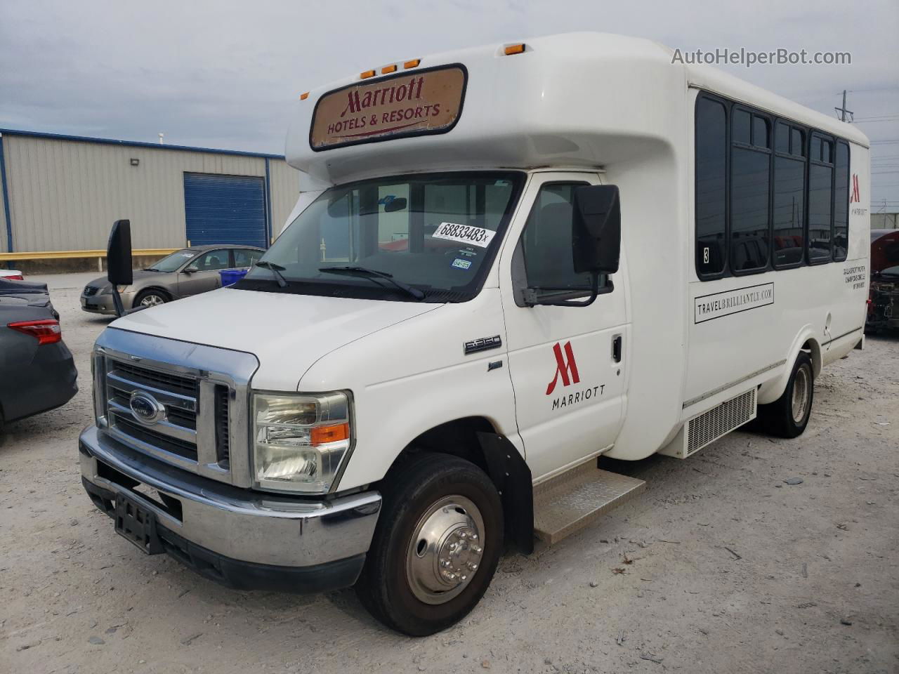 2010 Ford Econoline E350 Super Duty Cutaway Van White vin: 1FDEE3FL2ADA05698