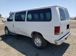 2008 Ford Econoline E350 Super Duty Wagon White vin: 1FDNE31L98DB03287