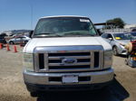 2008 Ford Econoline E350 Super Duty Wagon White vin: 1FDNE31L98DB03287