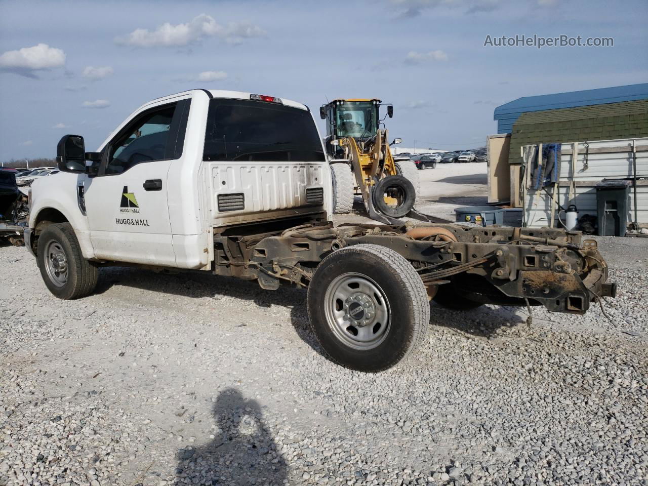 2019 Ford F350 Super Duty White vin: 1FDRF3A66KED88041