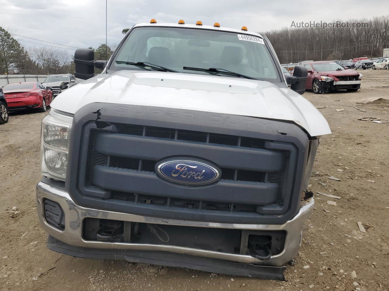 2014 Ford F350 Super Duty White vin: 1FDRF3GT6EEA80840