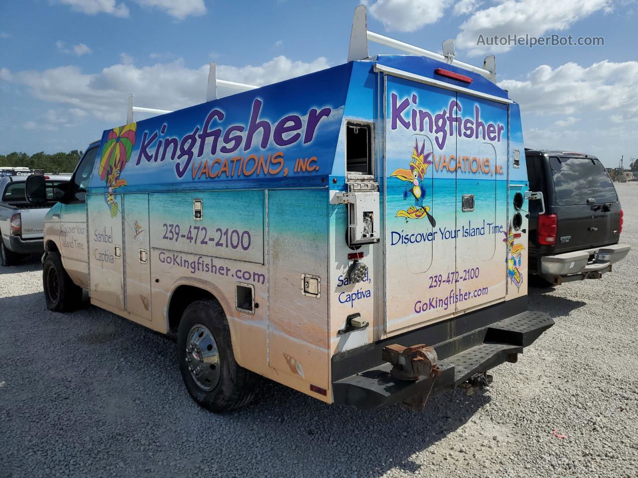 2007 Ford Econoline E350 Super Duty Cutaway Van Синий vin: 1FDSE35L97DA73297