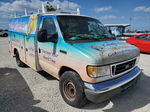 2007 Ford Econoline E350 Super Duty Cutaway Van Синий vin: 1FDSE35L97DA73297
