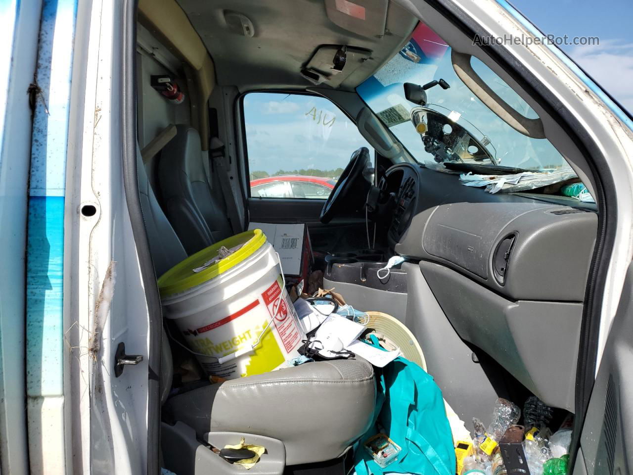 2007 Ford Econoline E350 Super Duty Cutaway Van Синий vin: 1FDSE35L97DA73297